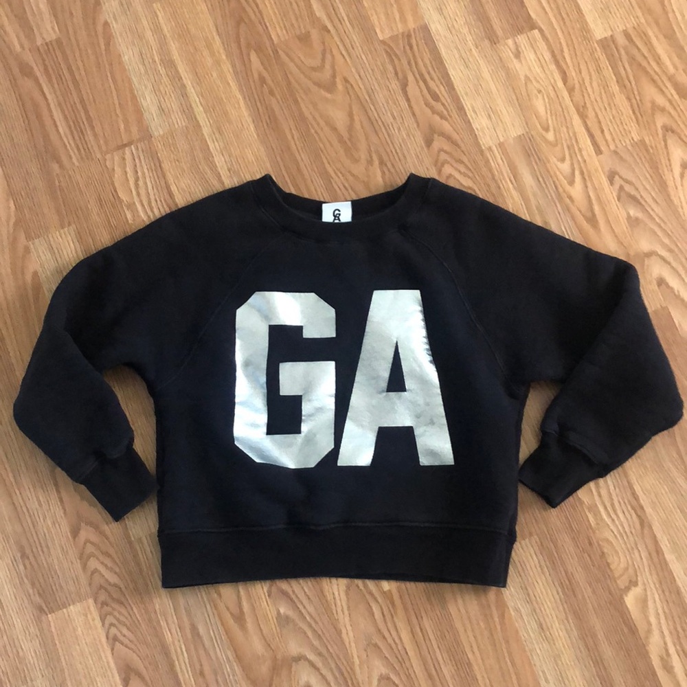 GOOD AMERICAN Cropped Crew-Neck